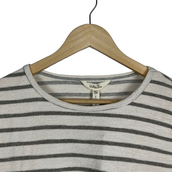 MATILDA JANE CLASSIC WITH A TWIST COTTON STRIPE FLORAL LACE PULLOVER TOP - Picture 8 of 16